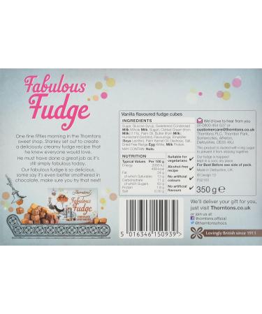 Thorntons Vanilla Fudge Box 350 g - Buy Online on GoSupps.com
