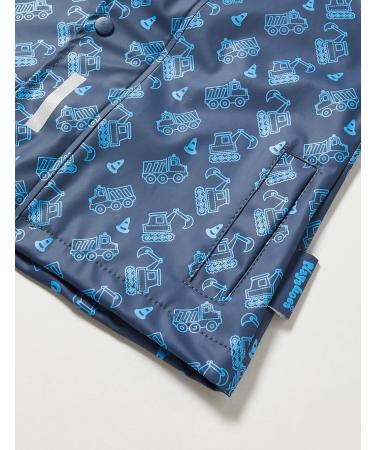 Playshoes Unisex Kid's Raincoat 98 Construction Site Allover - Wind and Waterproof Rainwear - Buy Online on GoSupps.com