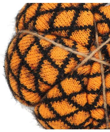Handmade Fabric Pumpkin Halloween Pumpkin Exquisite Soft Wool Pumpkin Decorative Fabric Pumpkin Autumn Decorations(Yellow) - Buy Online on GoSupps.com