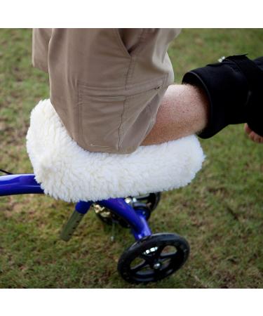KneeRover Deluxe Sheepette Knee Walker Kneepad Cover - Thick Comfortable Padding - Buy Online on GoSupps.com