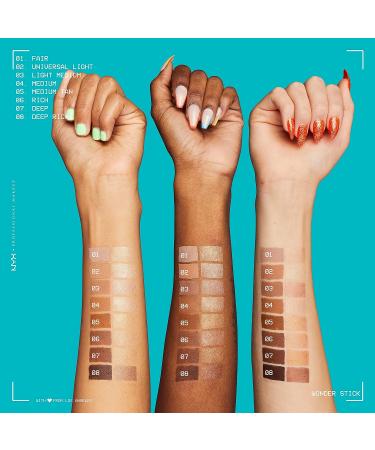 NYX Wonder Stick Face Contouring Stick - Universal Light 02 | Professional Makeup - Buy Online on GoSupps.com