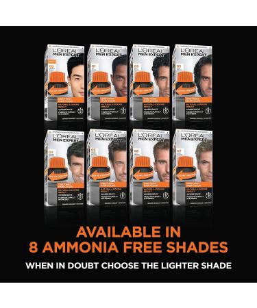 L'Oreal Paris Men Expert One Twist Mess Free Hair Color Light/Medium Brown 05 - Ammonia Free Dye for Gray Coverage - 1 Application Kit - Buy Online on GoSupps.com