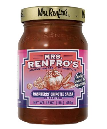 MRS RENFRO Chipotle Raspberry Salsa, 16 OZ 16 Ounce