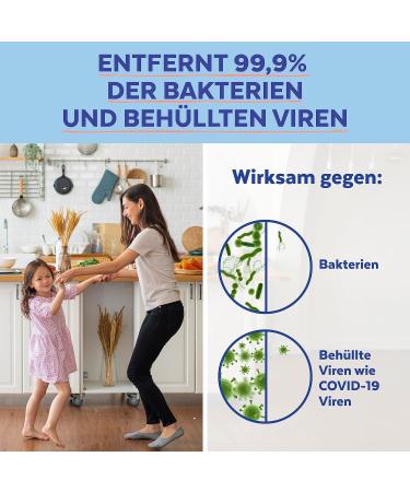 Sagrotan All-Purpose Cleaner 2in1 - Flower Freshness Disinfectant - 5 Pack (5 x 1.5L) | Reliable Surface Cleaning - Buy Online on GoSupps.com