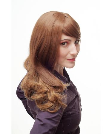 Buy WIG ME UP Lady's Charming Brown Brunette Dark Blonde Mix Wig - Straight Wavy Tips SA077-12-2005 | International Shipping Available - Buy Online on GoSupps.com