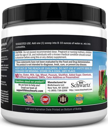BioSchwartz Beets Superfood 5.8 oz - Organic Beet Powder for Energy & Wellness - Buy Online on GoSupps.com