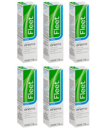 Fleet Enema Saline Ready to Use - 4.5 oz (6 Pack)