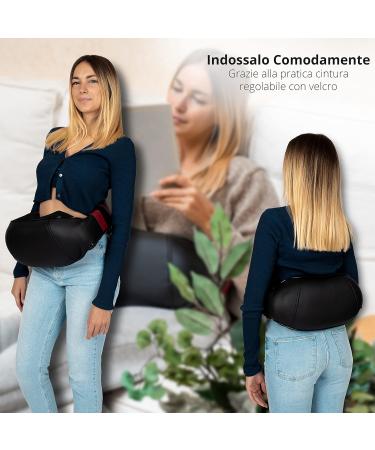 Ale & Aury Electric Shiatsu Neck Massage Pillow - Portable Vibration for Shoulders Back & Lumbar Relief - Self-Heating & Professional Pain Relief - Buy Online on GoSupps.com