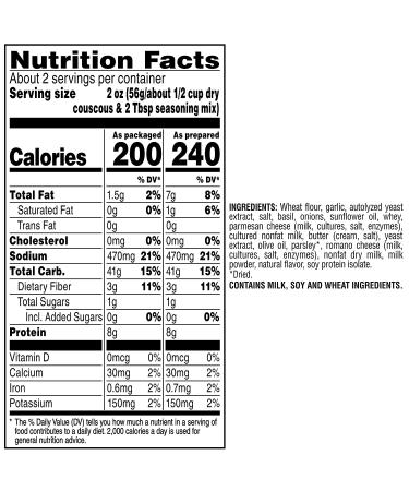 Quaker Near East Basil & Herb Pearled Couscous - 5oz (Pack of 6) | Delicious & Easy Meal Option - Buy Online on GoSupps.com