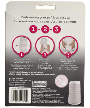 Playtex Diaper Genie Expressions Diaper Pail Fabric Sleeve - Pink Starburst - Buy Online on GoSupps.com
