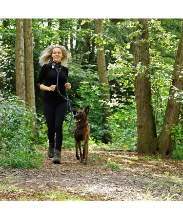 Buy Lionto Adjustable Dog Leash - Multifunctional Double Shoulder Leash 200 cm Weatherproof Blue - Perfect for Medium Dogs - Buy Online on GoSupps.com