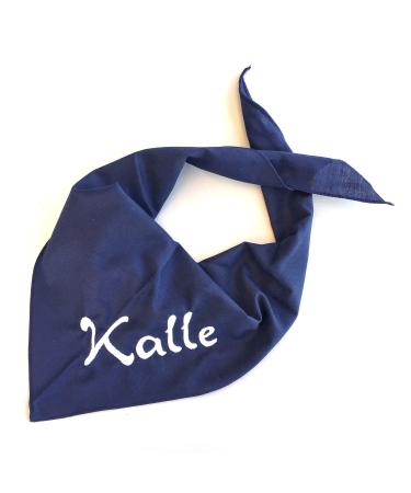 Schnoschi Dog Scarf Scarf for dogs with desired name Embroidered in the color Orange