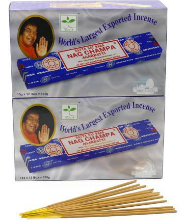Nag Champa 15 g India Original 24 boxes