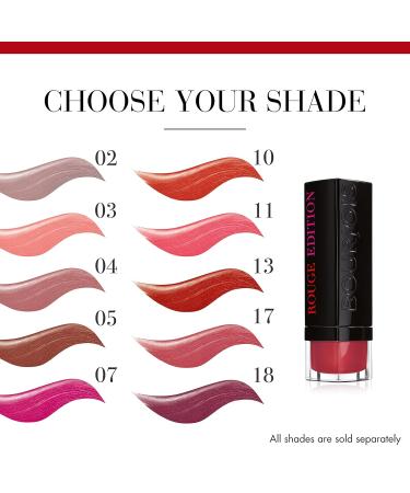 Buy Bourjois Labial Rouge Edition 17 - International Shipping Available | Best Price & Fast Delivery - Buy Online on GoSupps.com