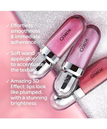 KIKO Milano 3D Hydra Lipgloss 33 | Softening Lip Gloss For A 3D Look 33 Pearly Watermelon 6.5 ml (Pack of 1) - Buy Online on GoSupps.com