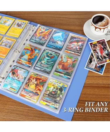 576-Pocket Double-Sided Trading Card Sleeves - 32 Pack | Fits 3 Ring Binder | 9 Pocket Page Protector for Sports, Game, and Business Cards - Buy Online on GoSupps.com
