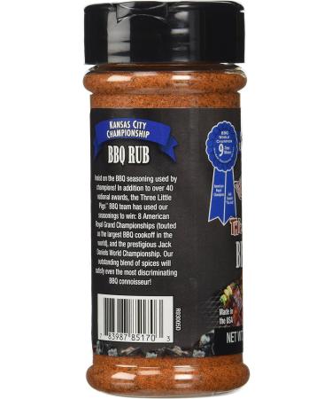 Three Little Pigs BBQ 'KC Championship' BBQ Rub - 184g (6.5 oz) - Buy Online on GoSupps.com