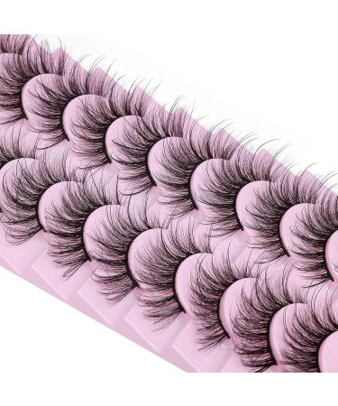 Angel Fox Eye Lashes Extensions - Fluffy 18MM Faux Mink Strip Lashes | Natural & Wispy Volume - Buy Online on GoSupps.com