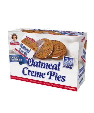 Little Debbie Oatmeal Creme Pies - 24 Count, 62.4 oz (Pack of 24) - Buy Online on GoSupps.com