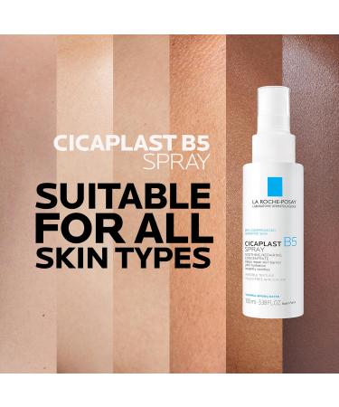 La Roche-Posay Cicaplast B5 Spray With Vitamin B5 Panthenol & Madecassoside Hydrating Face Mist For Skin Barrier Repair Soothing Touch-Free Face & Body Spray Sensitive Skin & Dermatologist Tested - Buy Online on GoSupps.com