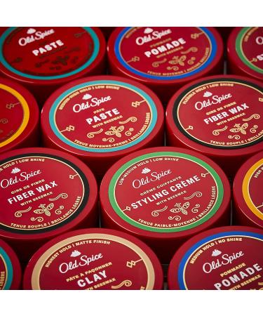 Old Spice Men's Hair Styling Cr me Twin Pack - Low-Medium Hold, Low Shine - 4.44 Fl Oz (2.22 Each) - NEW Formula - Buy Online on GoSupps.com