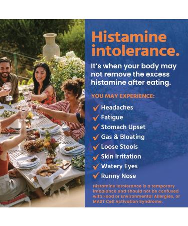 HISTAsolv Extra Strength DAO Enzyme Supplement for Histamine Food Intolerance - Eases Digestive Discomfort - Patented Tech - Made in Austria - 30 Pack 30 Count (Pack of 1) - Buy Online on GoSupps.com