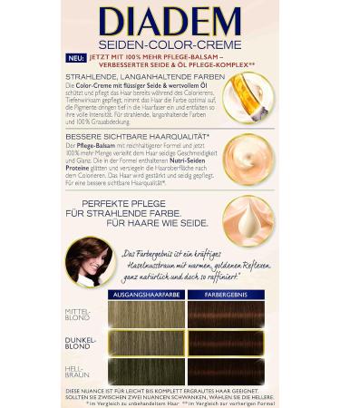SCHWARZKOPF DIADEM Silk Color Cream 718 Hazelnut - Pack of 3 (3 x 180 ml) | Long-Lasting Hair Color & Shine International Shipping Available - Buy Online on GoSupps.com