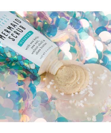 Hallu Mermaid Sea Salt Citrus Body Scrub with Shea Butter - 6 oz (Pack of 2) - Buy Online on GoSupps.com