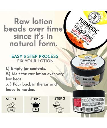 Hemp360 Organic Turmeric Raw Lotion with Lemon & Ginger - Hemp Infused | Buy Now - Buy Online on GoSupps.com