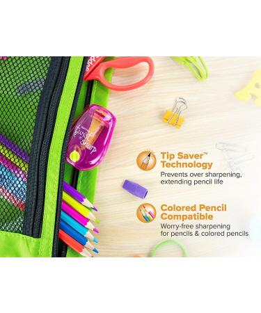 Bostitch Twist-n-Sharp Pencil Sharpener for Kids & Colored Pencils - Assorted Colors (PS1-ADJ) - Buy Online on GoSupps.com
