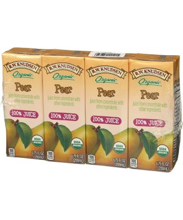 Knudsen Pear Juice 4-Pack - Refreshing Natural Flavor for Healthy Living - Buy Online on GoSupps.com