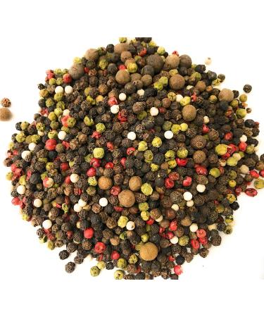 Mixed Peppercorns - Five Pepper Mix Whole Peppercorns Black White Green Red Peppercorns and Allspice 500g - Buy Online on GoSupps.com