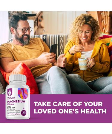 Sugar-Free Magnesium Gummies - Calm Supplement for Children & Adults (30 Count) - Buy Online on GoSupps.com