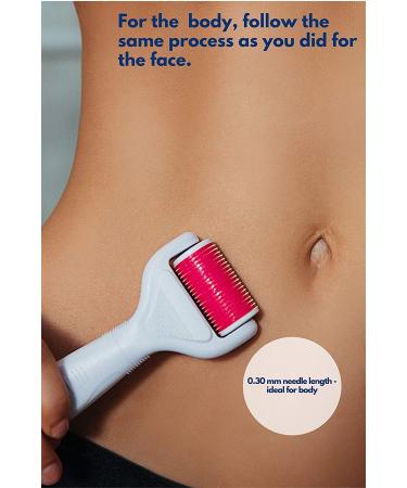 6 in 1 Titanium Derma Roller Kit for Microneedling Face and Body - 0.20, 0.25, 0.3mm Needles - Home Use Microdermabrasion Tool, Safe for Beginners - Face Roller Cosmetics - Buy Online on GoSupps.com