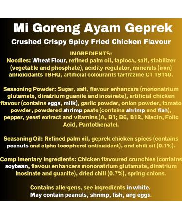 Indomie Mi Goreng Noodles - 85 g 40 Pack Hype Abis Instant Noodles Ayam Geprek Spicy Crushed Crispy Fried Chicken Noodles Hot and Spicy Noodles - Product of Indonesia Delicious Noodles - Buy Online on GoSupps.com