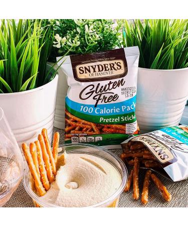 Snyder's of Hanover Gluten-Free Pretzel Sticks 100 Calorie Packs - 24 Count - Buy Online on GoSupps.com