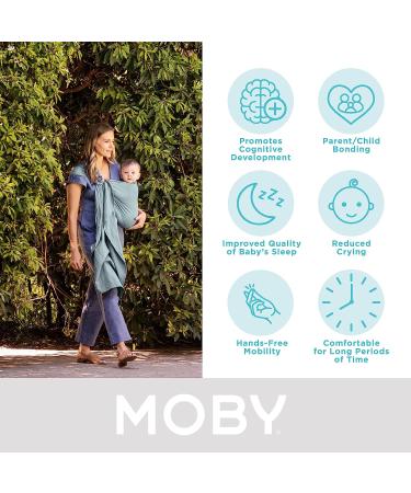 Moby Ring Sling Wrap Carrier | Versatile Hands-Free Support for Parents | Breathable Baby Wrap for Newborns to Toddlers | Supports 8-33 lbs | Fern - Buy Online on GoSupps.com
