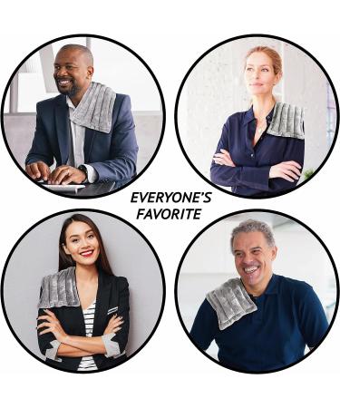 Lavender Microwavable Heating Pad - Large Moist Heat Pack for Joints & Muscles Relief - Cramps Therapy - Lavender Scent - 1 Pack - Buy Online on GoSupps.com