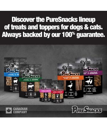 PureSnacks Freeze Dried Salmon Dog Treats 3.5oz | 100g Made in USA Pink (2PS100SM) - Buy Online on GoSupps.com