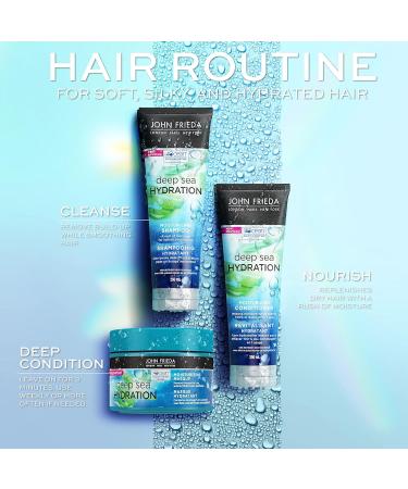 John Frieda Moisturizing Shampoo and Conditioner Set |Deep Sea Hydration Duo for Soft Silky and Hydrated Hair | Pack of 2 - Buy Online on GoSupps.com