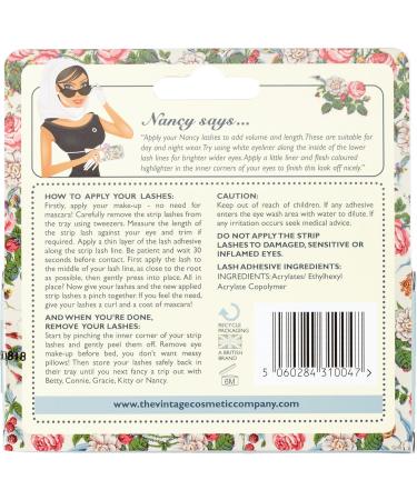 Buy Vintage Cosmetic Company Kitty False Strip Lashes - Volume Length & Comfort | Reusable & Latex-Free - International Shipping Available - Buy Online on GoSupps.com