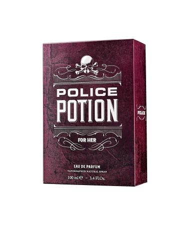 Police Potion Love For Her for Women - An Amber Woody Scent - Notes Of Sweet Bergamot Rose And White Musk - Sleek Dreamlike Container That Inspires The Senses - 3.4 Oz EDP Spray - Buy Online on GoSupps.com