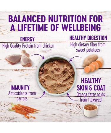 Wellness Complete Health Natural Wet Dog Food - Chicken & Sweet Potato (12.5 oz, Pack of 12) - Buy Online on GoSupps.com