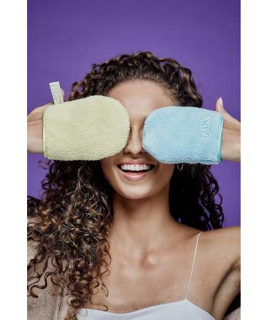 Glov Makeup Towels | Washable Microfiber Face Cleaning Towels & Gloves - Blue Lagoon - Buy Online on GoSupps.com