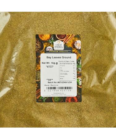 Old India Bay Leaves Ground 1 Kg - Premium Quality Spices for Culinary Delights - Buy Online on GoSupps.com