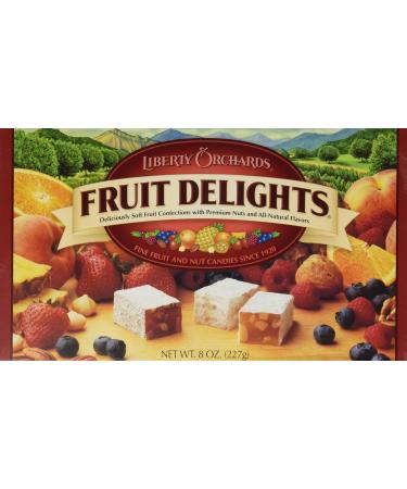 Liberty Orchards Fruit Delights Fruit & Nut Candies, 8 Ounce