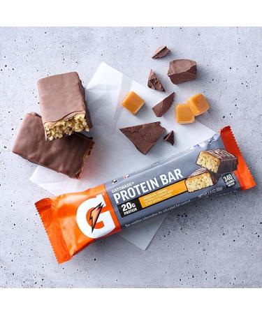 Buy Gatorade Whey Protein Bars - Chocolate Caramel, 12 Count | High Protein Snack - Buy Online on GoSupps.com