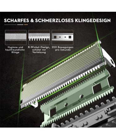Replacement Blade for Body Razors - Sharp & Safe R-Angle Tips for Face Chest & Legs - Compatible with Kibiy V1131 Trimmer - Buy Online on GoSupps.com