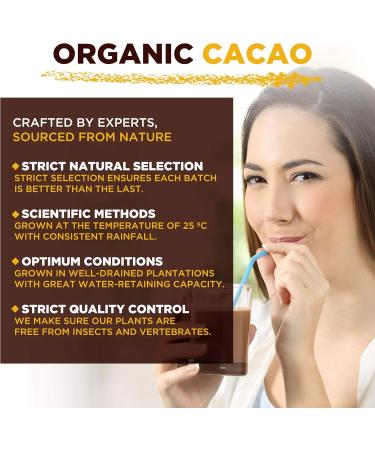 MySuperfoods Organic Cacao Powder  Pure & Unsweetened | Mood Enhancer & Cardiovascular Health | Natural Source of Magnesium | 500g - Buy Online on GoSupps.com