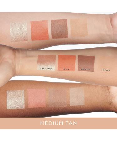 R 4-in-1 Skin-Perfecting Powders Face Palette Medium-Tan - Achieve Flawless Skin Tone - Buy Online on GoSupps.com